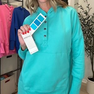 Oversized pullover hoodie